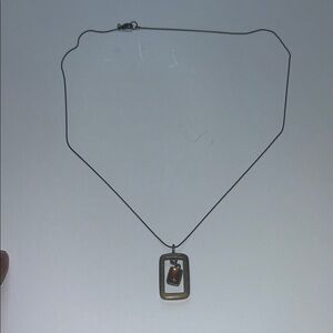 Elegant Black Pendant Necklace